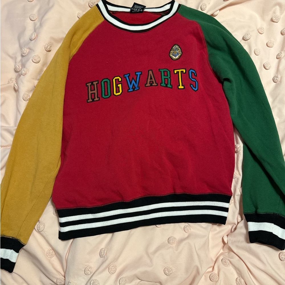 Hogwarts Multicolor Crewneck Sweater
